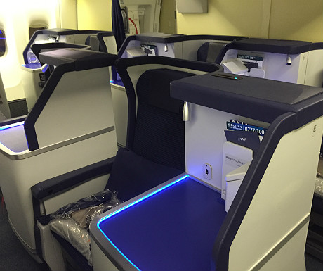 ANA business class seating
