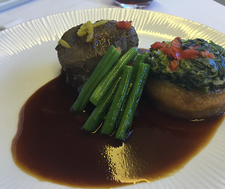 ANA in-flight main course