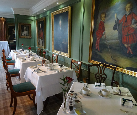 Kinloch Lodge dining room