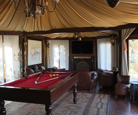 Pool room at Kasbah Tamadot