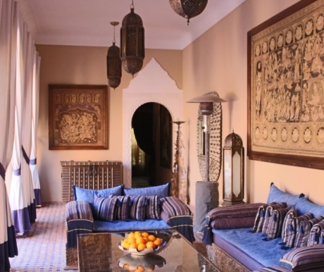 Lounge at Kasbah Tamadot