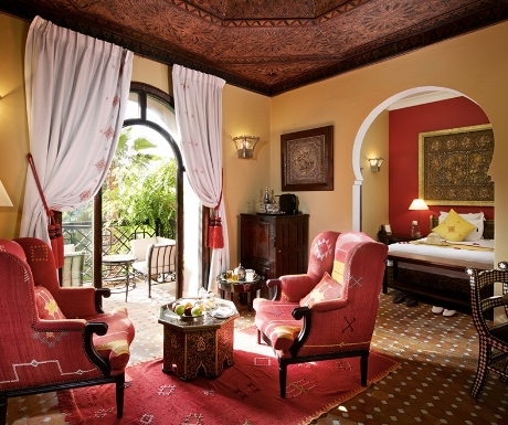 Deluxe room at Kasbah Tamadot