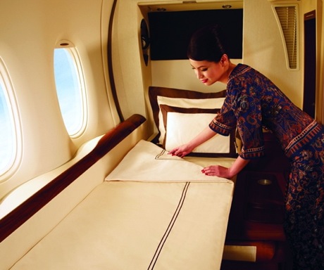 First Class and Business Class Flights-Singapore suites