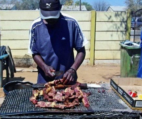 Barbecued donkey