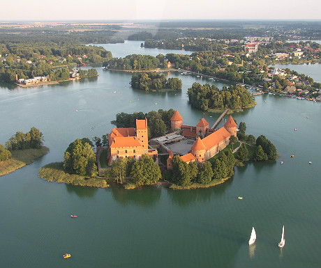 Trakai from the sky