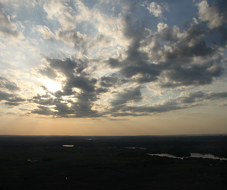 Dusk in Lithuania