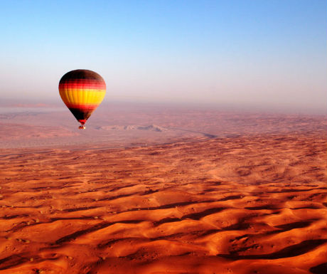 Dubai hot air ballooning