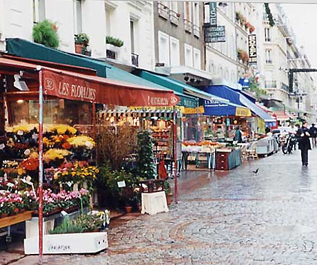 Rue Cler Market Street, Paris