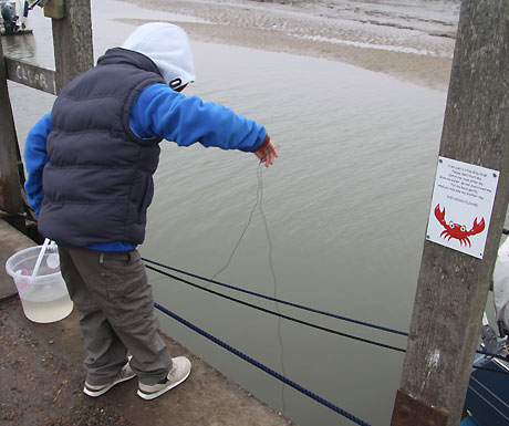 Crabbing at Blakeney