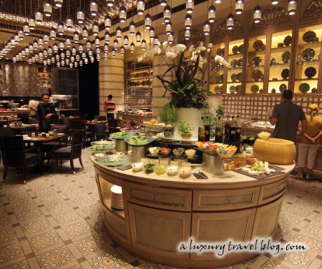 The Mosaic restaurant at the Mandarin Oriental Hotel, Kuala Lumpur