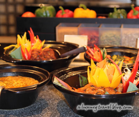 One of the colourful and mouth-watering displays at the Mosaic restaurant