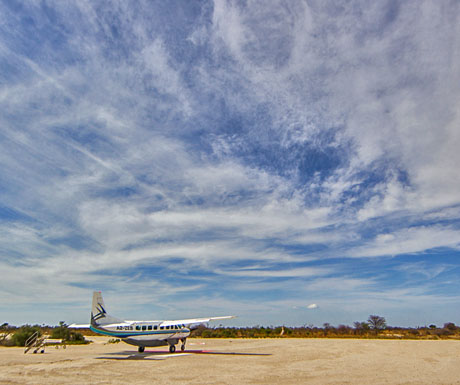 Chitabe charter flight