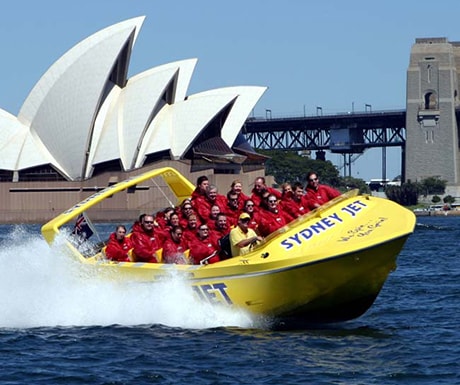 Speed boat Sydney Harbour