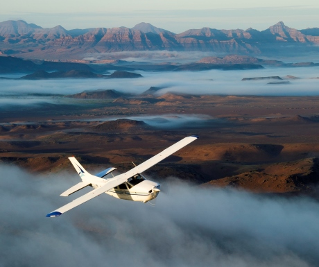 Flying safaris over Namibia