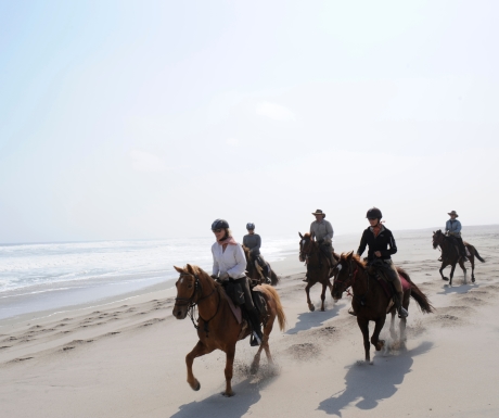 Riding on the Skeleton Coast