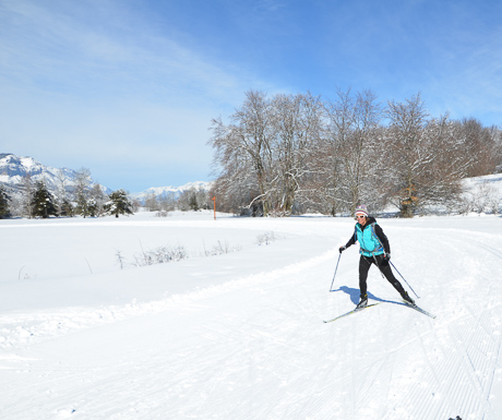 Cross Country Skiing in the Southern french Alps