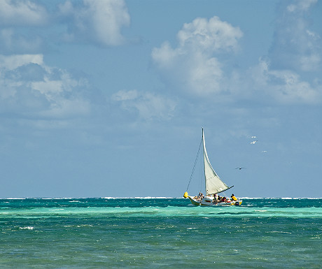 Sailing in Belize