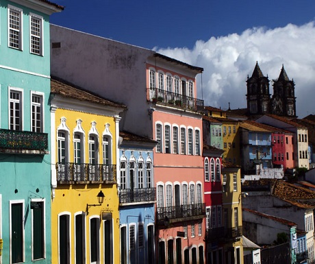 Colonial buildings in Salvador