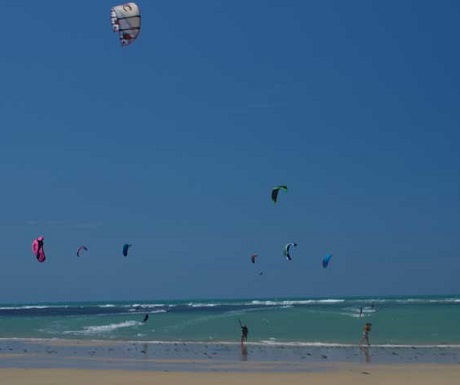 Kitesurfing in Jericoacoara