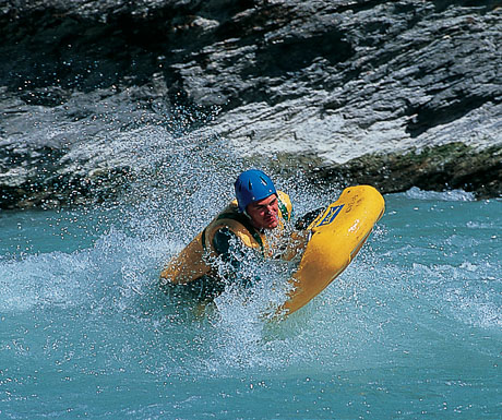 Hydrospeed in the Southern French Alps