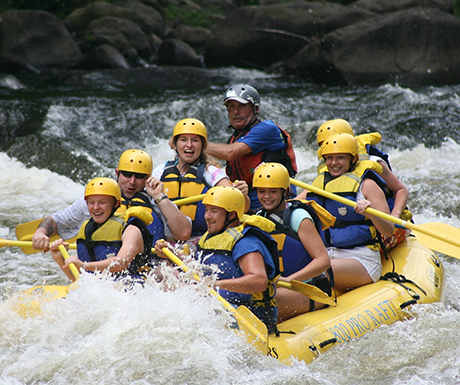 White water rafting