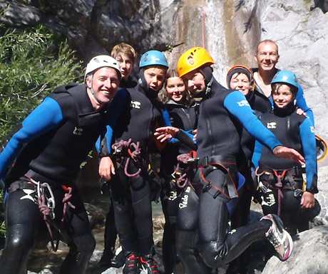 Canyoning family