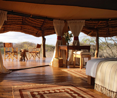 Lewa Safari Camp tent interior