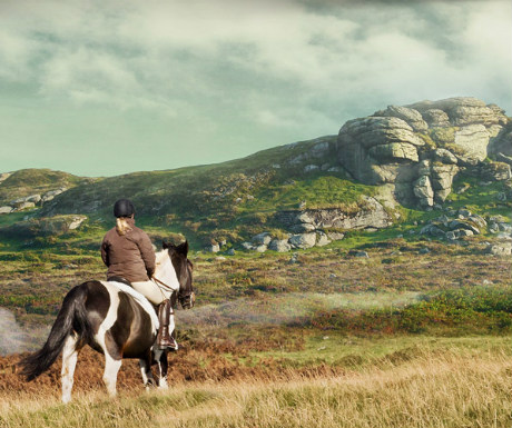 Riding adventure on Dartmoor