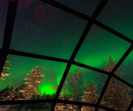 Glass igloos, Finland