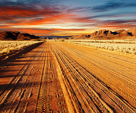 Namibia road