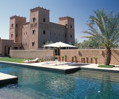 Dar Ahlam main kasbah and pool