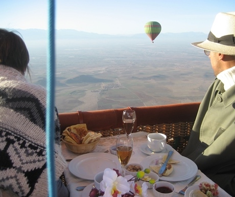 Balloon flight over Marrakech