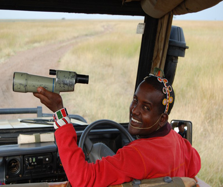 Leopard spotting Naibor Camp