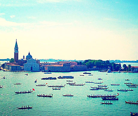 Gondolier Race - Venetian Lagoon