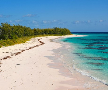 Endless white sandy beaches