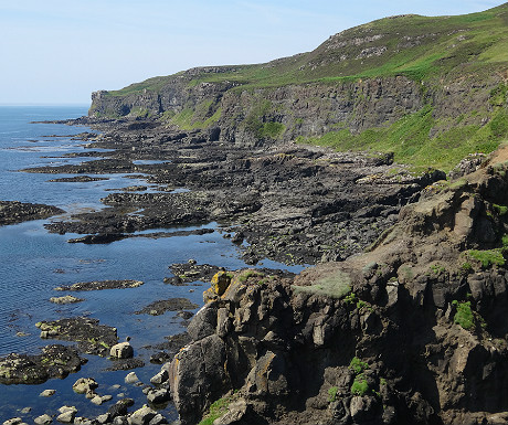 Eigg coastline