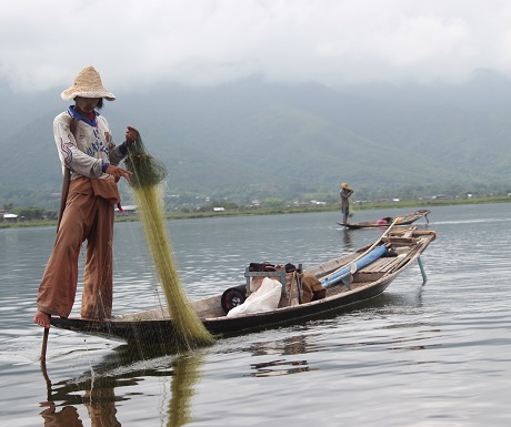 Fishing on Inle Lake