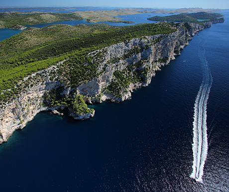 The cliffs of Dugi Otok, Croatia