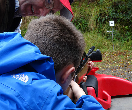 Sheen Falls air rifle shooting