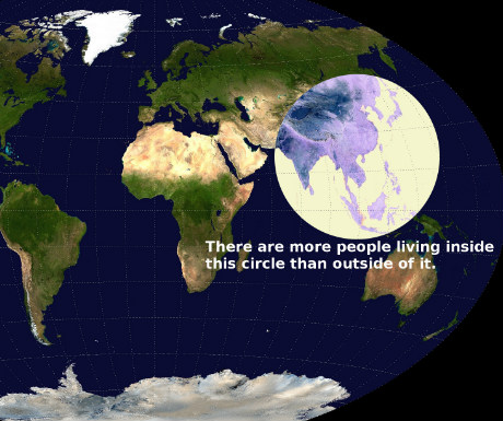 World population map