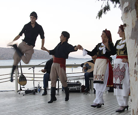 Greek dancing