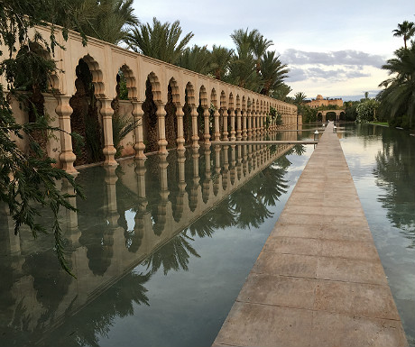 Palais Namaskar walkway