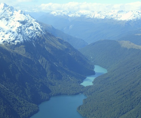 Flight to Milford Sound New Zealand