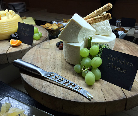 Cheeseboard at Poseidon Restaurant