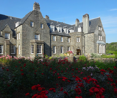 Arisaig House from garden