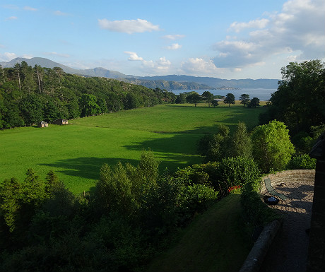 Arisaig Hotel bathroom view