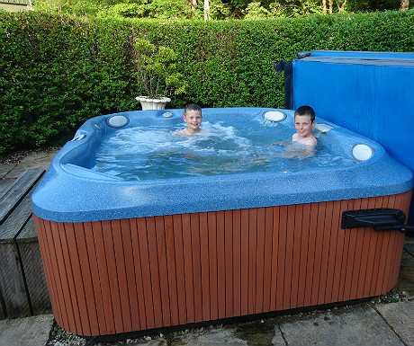 Isle of Eriska hot tub