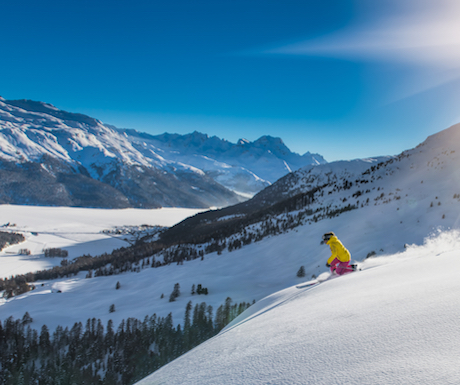 St Moritz Skiing