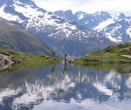 Summer in the high Alps