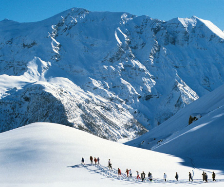 Snowshoeing